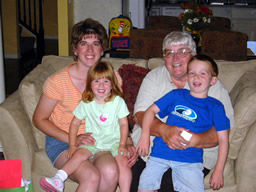 Colleen, her mom, Jeffrey, and Catherine (click to enlarge)