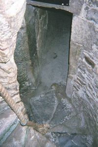 The Castle's circular staircase (click to enlarge)