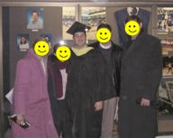 A picture of my family after graduation (click to enlarge)